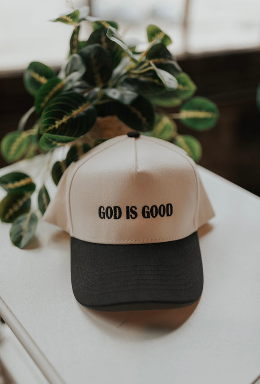 God Is Good Snapback - Black