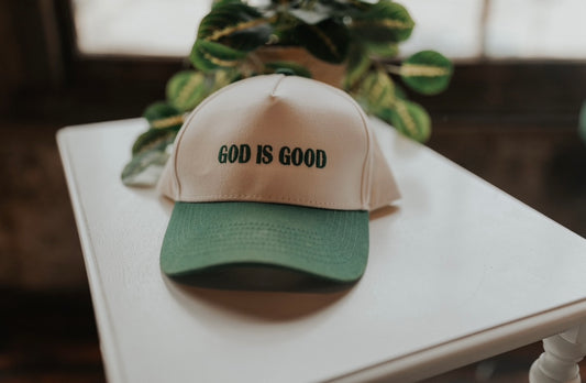 God Is Good Snapback - Green