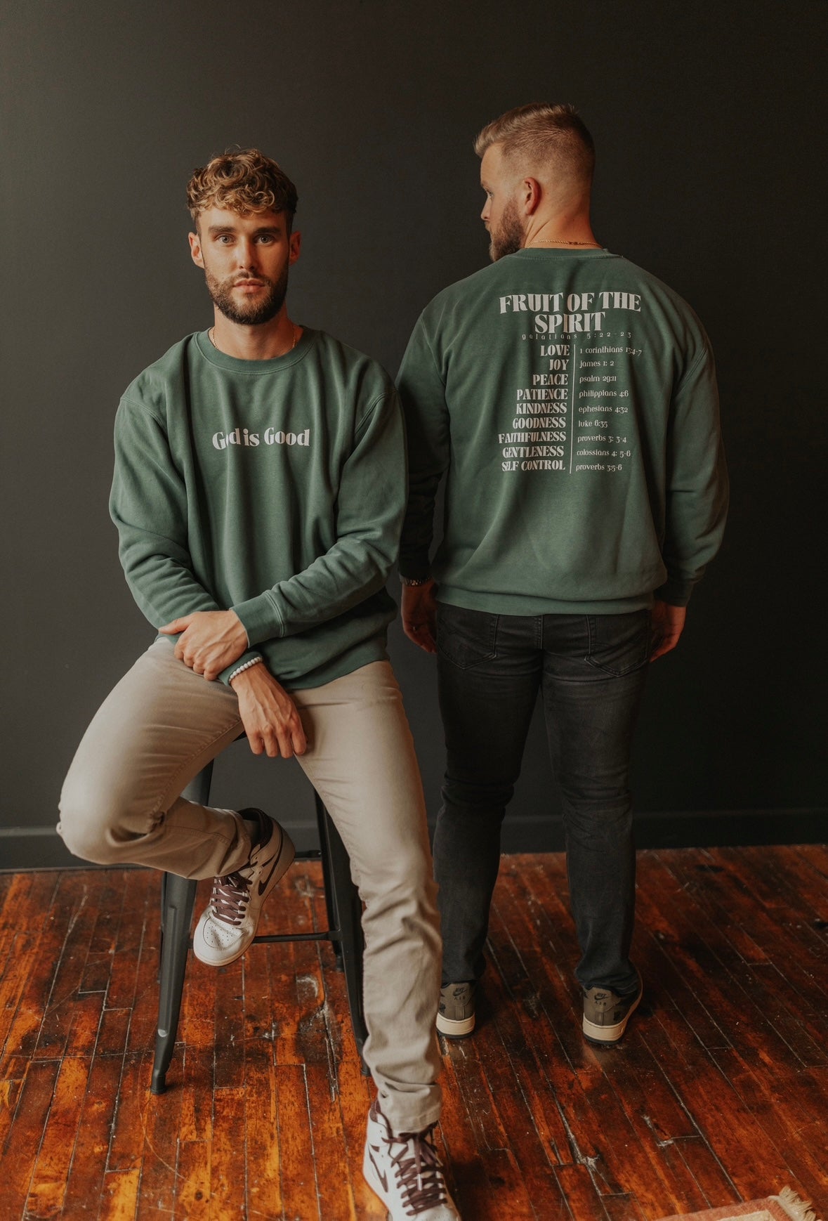 Fruit Of The Spirit Crewneck - Green