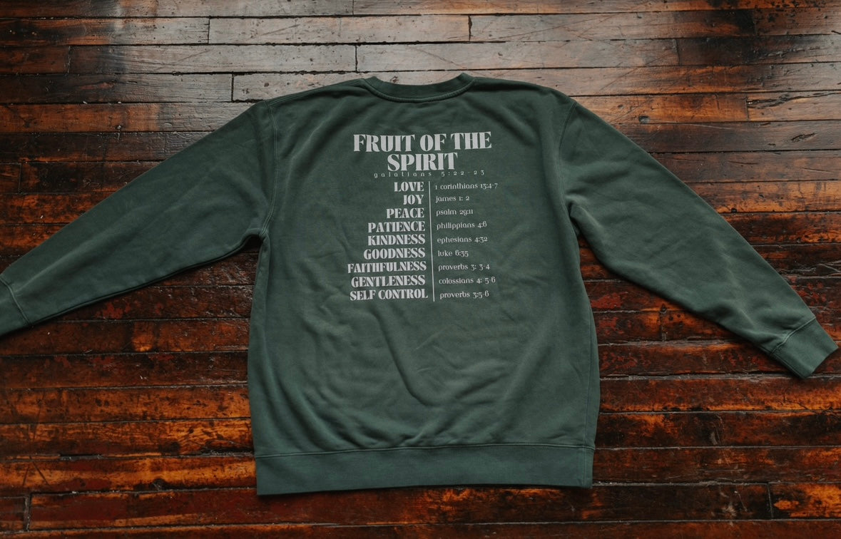 Fruit Of The Spirit Crewneck - Green