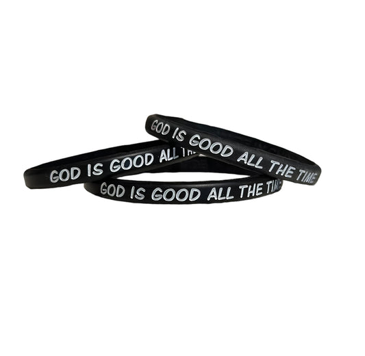 God Is Good All The Time Bracelets - 10 pack